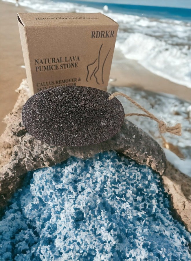 RDRKR Pumice Stone Foot and Hand Scrubber - Natural Lava Stone for Callus Remover, Foot Exfoliation, Hand Scrub, Pedicure Tool, Dry Skin Remover, Promote Healthy Foot and Hand Care (Brown) - Image 3